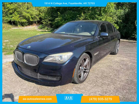 2011 BMW 7 Series for sale at A & A Auto Sales in Fayetteville AR