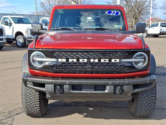 Used 2022 Ford Bronco 2-Door Wildtrak with VIN 1FMDE5CP1NLB78087 for sale in Philadelphia, PA