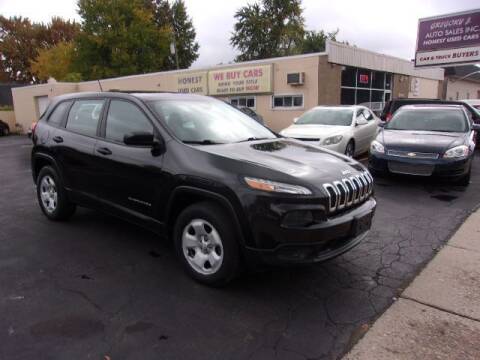 2014 Jeep Cherokee for sale at Gregory J Auto Sales in Roseville MI