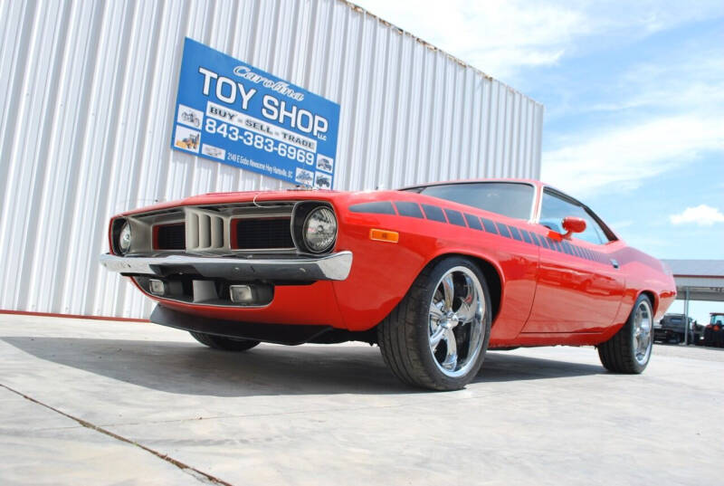 1972 Plymouth Barracuda for sale at CAROLINA TOY SHOP LLC in Hartsville SC