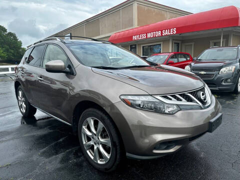 2012 Nissan Murano for sale at Payless Motor Sales LLC in Burlington NC