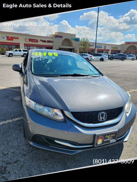 2013 Honda Civic for sale at Eagle Auto Sales & Details in Provo UT