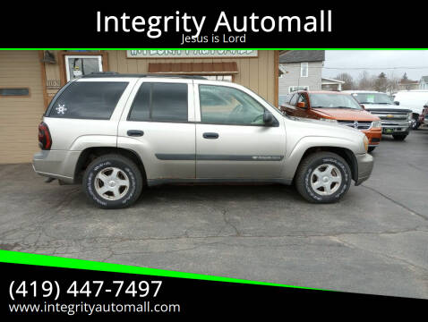 2003 Chevrolet TrailBlazer for sale at Integrity Automall in Tiffin OH