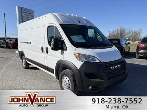 2023 RAM ProMaster for sale at Vance Fleet Services in Guthrie OK