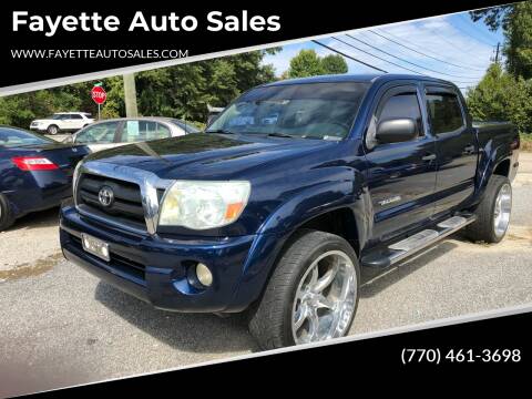2006 Toyota Tacoma for sale at Fayette Auto Sales in Fayetteville GA
