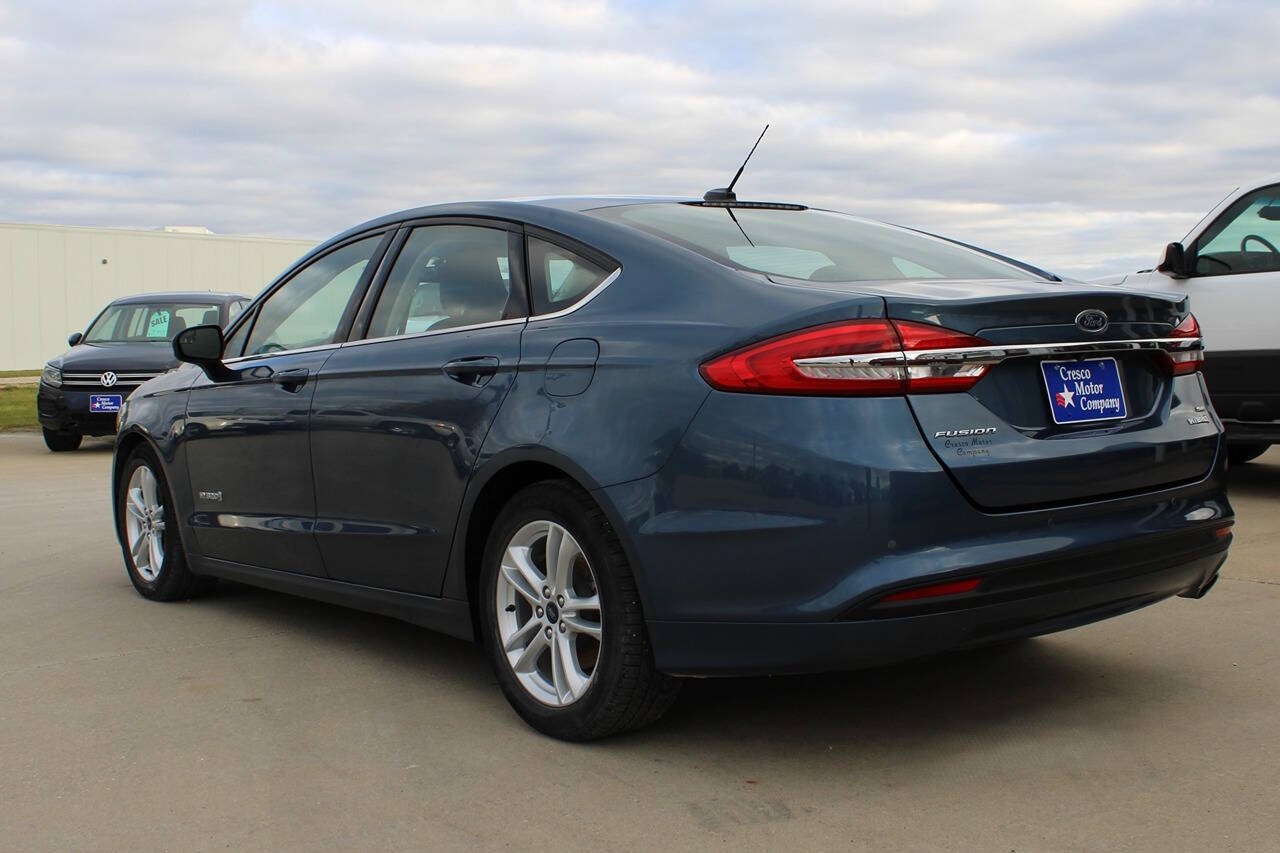 2018 Ford Fusion Hybrid for sale at Cresco Motor Company in Cresco, IA