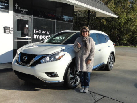 2018 Nissan Murano for sale at importacar in Madison NC