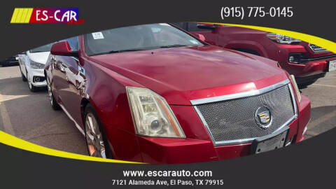 2011 Cadillac CTS for sale at Escar Auto in El Paso TX
