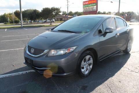 2013 Honda Civic for sale at Drive Now Auto Sales in Norfolk VA