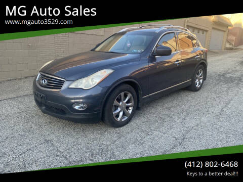 2008 Infiniti EX35 for sale at MG Auto Sales in Pittsburgh PA