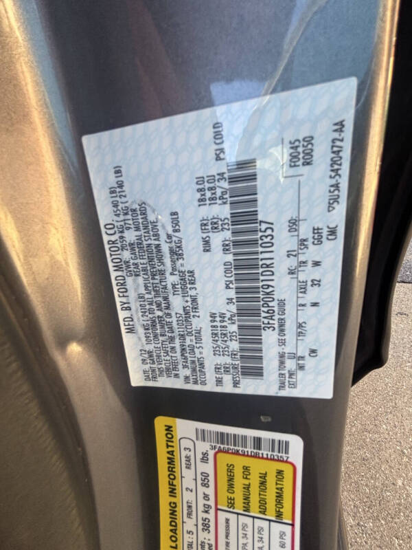 2013 Ford Fusion Titanium