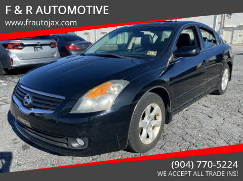 2009 Nissan Altima for sale at F & R AUTOMOTIVE in Jacksonville FL