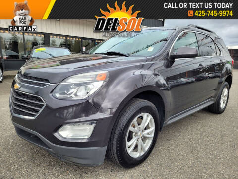 2016 Chevrolet Equinox for sale at Del Sol Auto Sales in Everett WA
