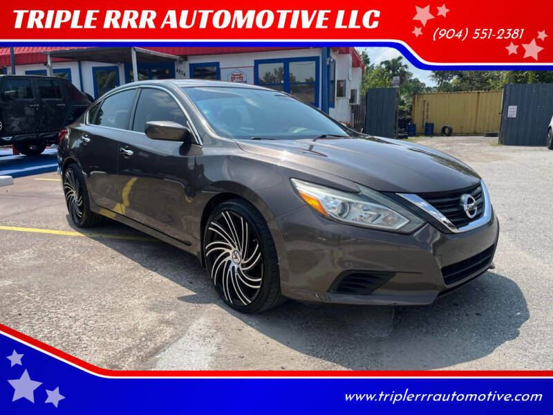 2016 Nissan Altima for sale at TRIPLE RRR AUTOMOTIVE LLC in Jacksonville FL