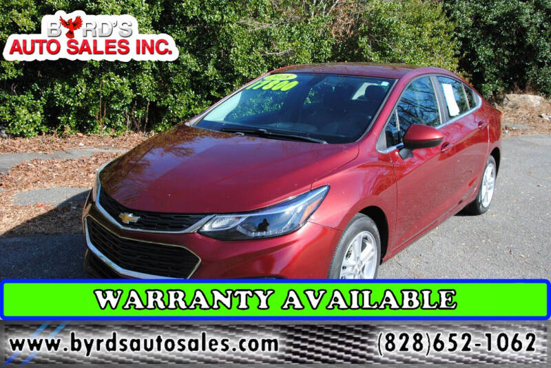 2016 Chevrolet Cruze for sale at Byrds Auto Sales in Marion NC