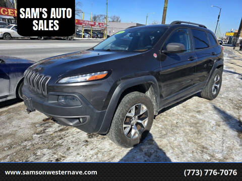 2014 Jeep Cherokee for sale at SAM'S AUTO SALES in Chicago IL