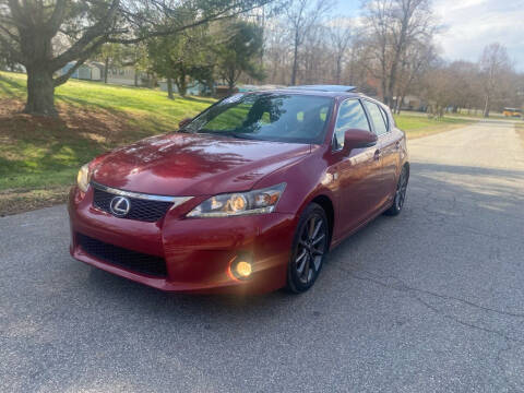 2012 Lexus CT 200h for sale at Speed Auto Mall in Greensboro NC