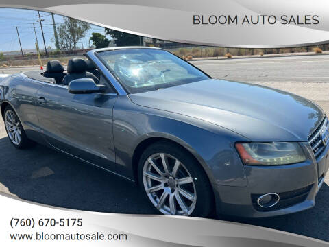 2012 Audi A5 for sale at Bloom Auto Sales in Escondido CA