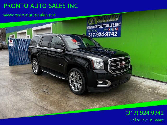 2016 GMC Yukon for sale at PRONTO AUTO SALES INC in Indianapolis IN
