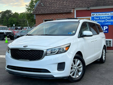 2016 Kia Sedona for sale at AP Automotive in Cary NC