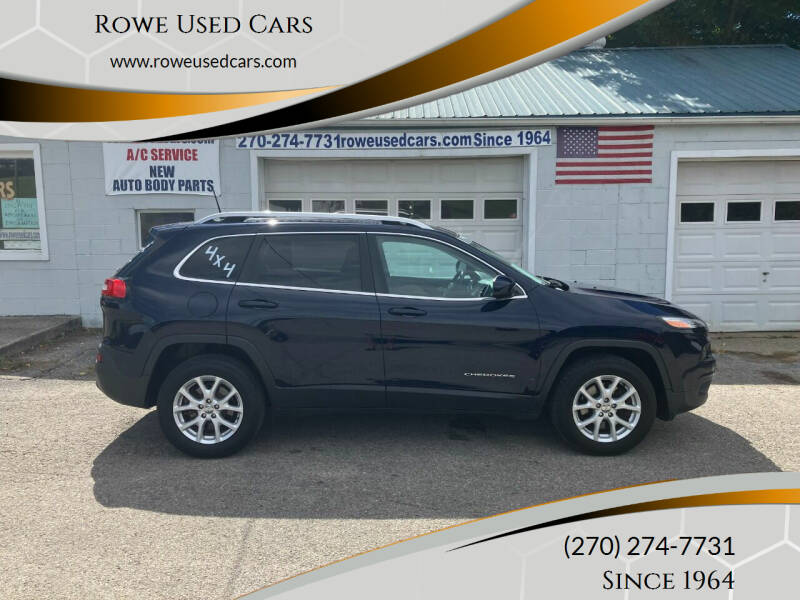 2016 Jeep Cherokee for sale at Rowe Used Cars in Beaver Dam KY