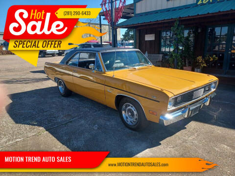 1971 Plymouth Scamp for sale at MOTION TREND AUTO SALES in Tomball TX