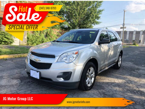 2012 Chevrolet Equinox for sale at JG Motor Group LLC in Hasbrouck Heights NJ