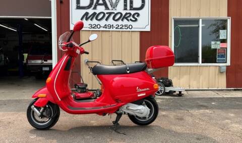 2004 Vespa moped for sale at DAVID MOTORS LLC in Grey Eagle MN
