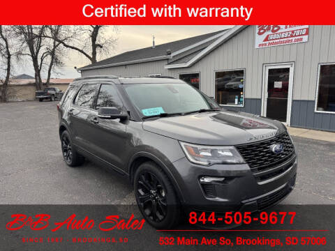 2019 Ford Explorer for sale at B & B Auto Sales in Brookings SD