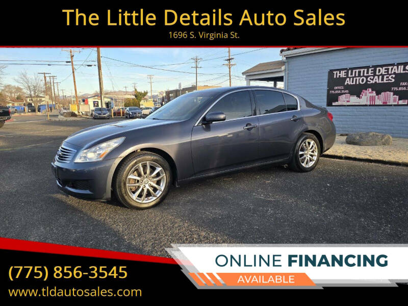 2007 Infiniti G35 for sale at The Little Details Auto Sales in Reno NV