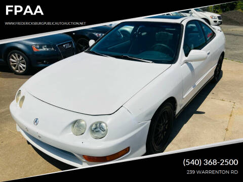 1999 Acura Integra for sale at FPAA in Fredericksburg VA