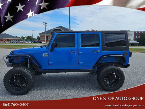 2015 Jeep Wrangler Unlimited for sale at One Stop Auto Group in Anderson SC