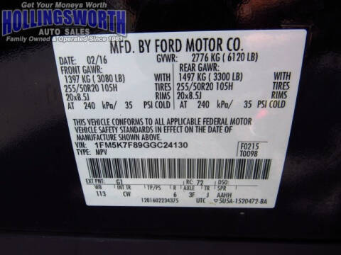 2016 Ford Explorer Limited