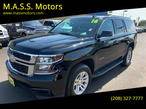 2016 Chevrolet Tahoe for sale at M.A.S.S. Motors in Boise ID