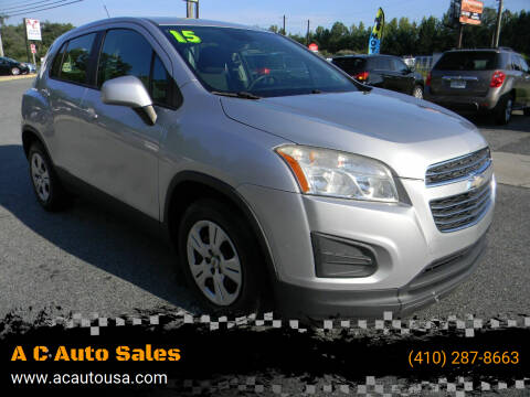 2015 Chevrolet Trax for sale at A C Auto Sales in Elkton MD