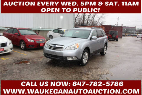 2012 Subaru Outback for sale at Waukegan Auto Auction in Waukegan IL