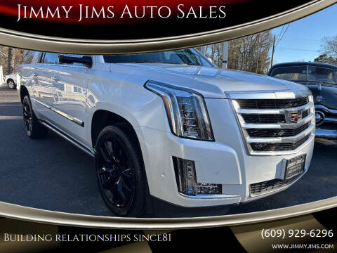 2017 Cadillac Escalade ESV for sale at Jimmy Jims Auto Sales in Tabernacle NJ