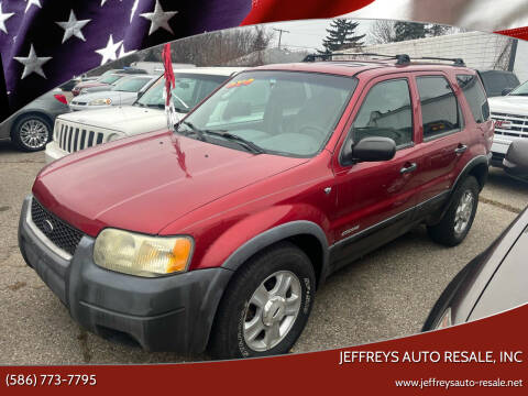 2001 Ford Escape for sale at Jeffreys Auto Resale, Inc in Clinton Township MI