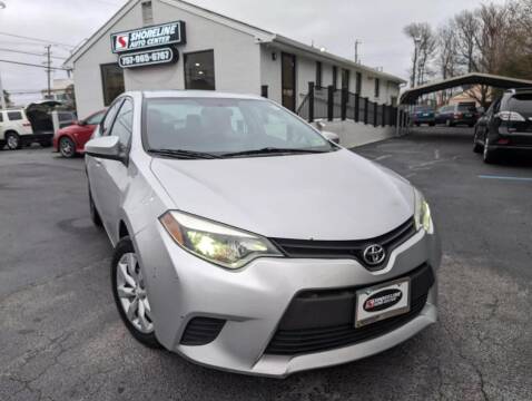 2016 Toyota Corolla for sale at Driveway Motors in Virginia Beach VA