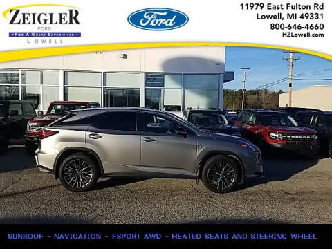 2017 Lexus RX 350 for sale at Zeigler Ford of Plainwell in Plainwell MI