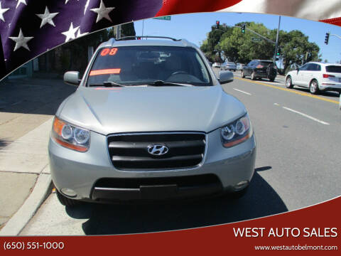 2008 Hyundai Santa Fe for sale at West Auto Sales in Belmont CA