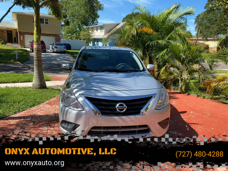 2015 Nissan Versa for sale at ONYX AUTOMOTIVE, LLC in Largo FL