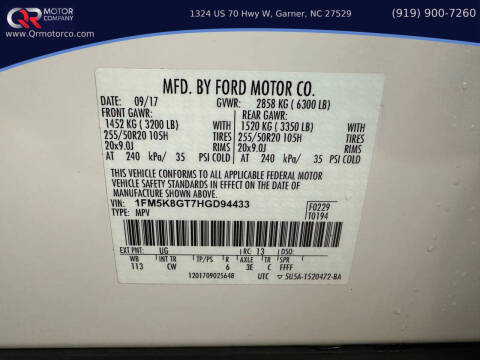 2017 Ford Explorer Sport