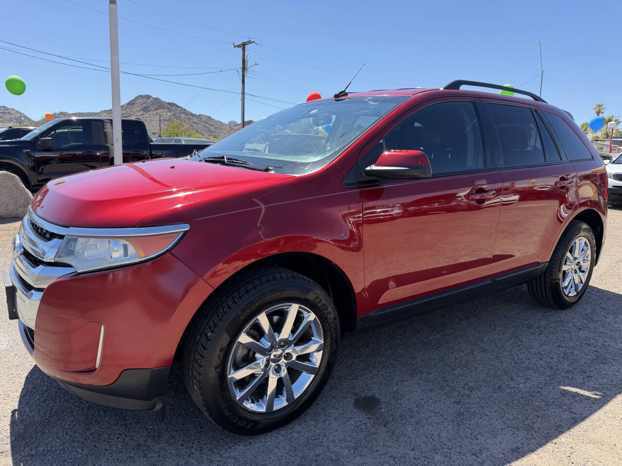 Red 2013 Ford Edge SEL SEL 4dr Crossover 2