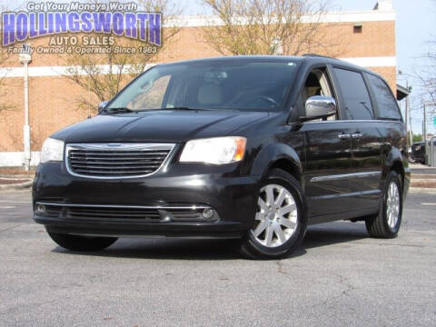 2012 Chrysler Town and Country for sale at Hollingsworth Auto Sales in Raleigh NC