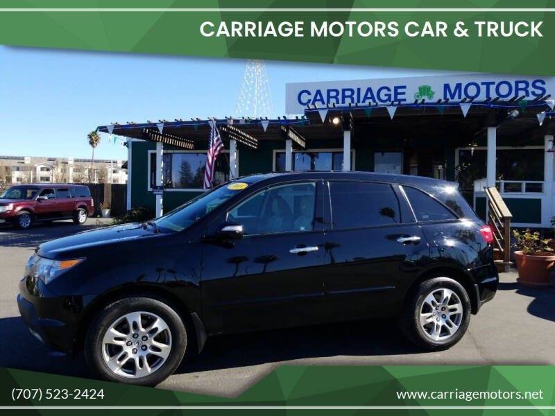 2008 Acura MDX for sale at Carriage Motors Car & Truck in Santa Rosa CA