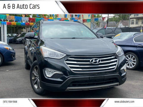 2013 Hyundai Santa Fe for sale at A & B Auto Cars in Newark NJ