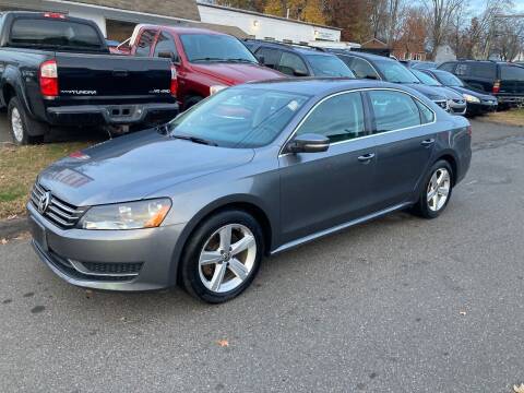 2013 Volkswagen Passat for sale at ENFIELD STREET AUTO SALES in Enfield CT