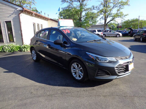 2019 Chevrolet Cruze for sale at North American Credit Inc. in Waukegan IL