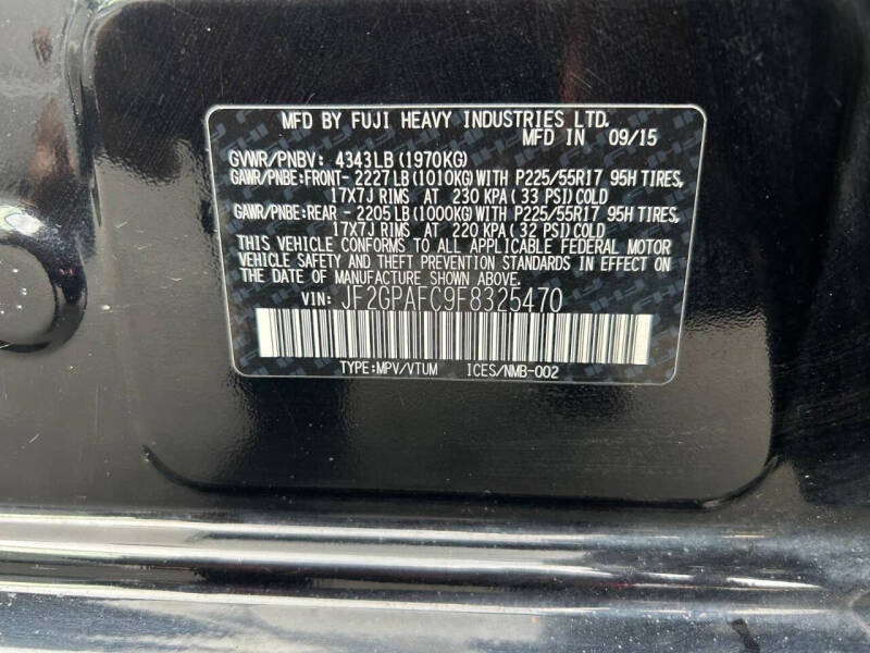 2015 Subaru XV Crosstrek 2.0i Premium